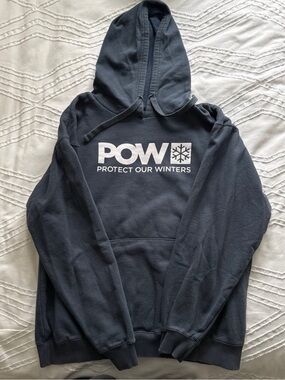 POW Protect Our Winters Men's Hoodie - Dark Blue